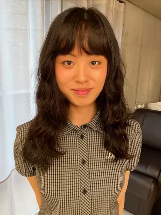 ロング パーマ Toiro 横浜所属・🎀レイヤー/パーマ カラー/ai🎀のヘアスタイル