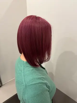 ミディアム カラー dogstar加藤翔 太登戸/向ヶ丘遊園のヘアスタイル