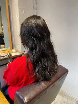 ミディアム パーマ レイヤー×初 パーマ|hinakoのヘアスタイル