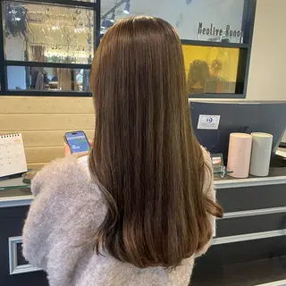 ロング カラー スナコザワ レナのヘアスタイル