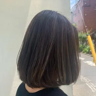 ミディアム ボブ/美髪矯正 /佐藤　奈巳のヘアスタイル