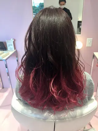 セミロング 所渉/韓国レイヤー /ウルフカットのヘアスタイル