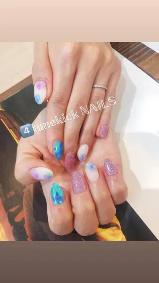 ネイル 4tunekick NAILS(フォーチュンキックネイルズ)所属・光森 淳子のネイルデザイン