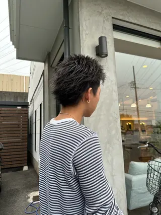 カラー メンズ 田邉 龍星のヘアスタイル