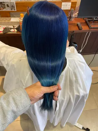 セミロング カラー カットが上手い 💇‍♂🌸サク🌸のヘアスタイル