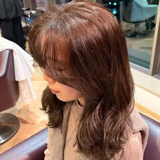 セミロング カラー Yamada Ami🪐のヘアスタイル