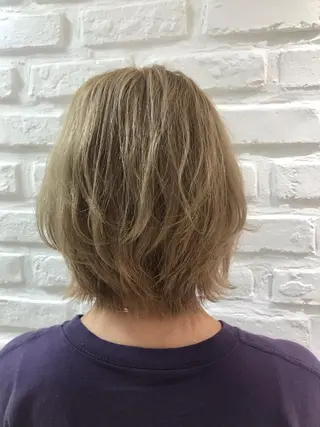 ミディアム 【暖色カラー特化】 中山由梨のヘアスタイル