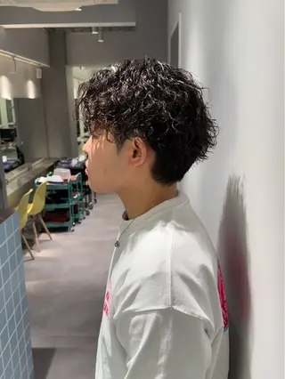ショート パーマ特化美容師 佐藤壮流のヘアスタイル