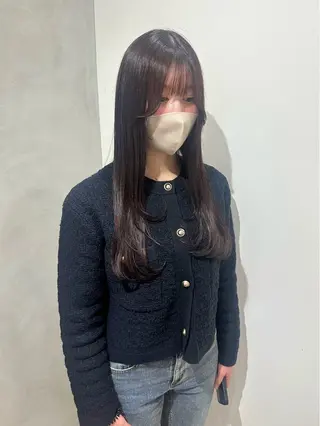 ロング カラー ヘアアレンジ Himawari♡ 柔らかいカラーのヘアスタイル