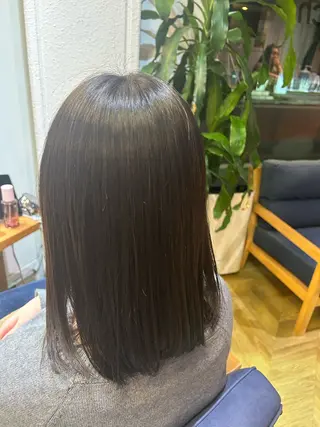 セミロング うる艶×韓国hair 💠明日香💠のヘアスタイル