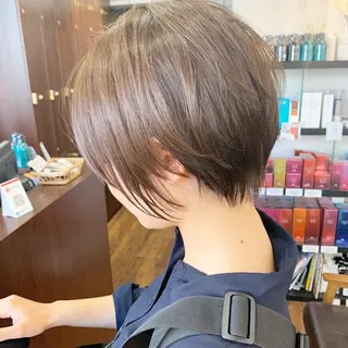 ショート 縮毛矯正/ショート/ レイヤー/畑中正敏のヘアスタイル