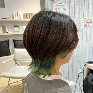 ショート カラー 🎴 永井あさひ🎴のヘアスタイル