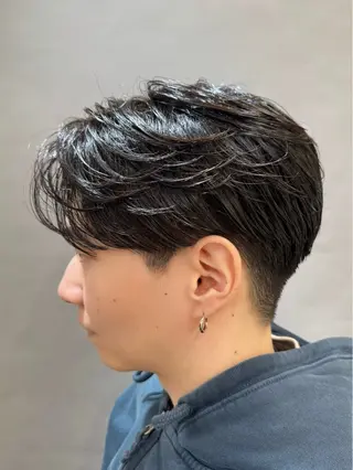 ショート パーマ メンズ nico TOKYO 横浜所属・横浜/レイヤー/ カネコのヘアスタイル