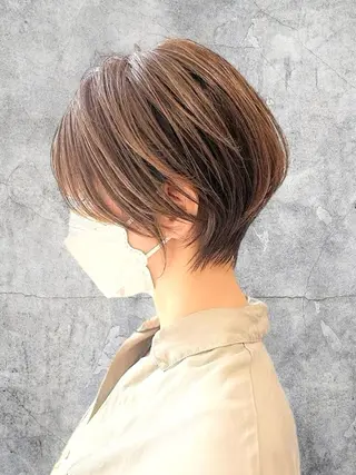 ショート カラー WE RULE 札幌店【ウィールールサッポロテン】所属・💫大人ショート 張間　勇介のヘアスタイル