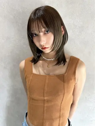 カラー nehus nagaoka所属・🖤複雑履歴ブリーチ Mizuki 🖤のヘアスタイル