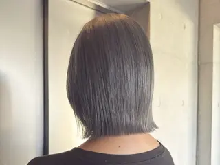 セミロング カラー 透明感/血色カラー/ 似合せレイヤー/ゆいのヘアスタイル