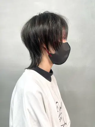 ショート 柏 ウルフ/レイヤー 田中佐和🐺のヘアスタイル