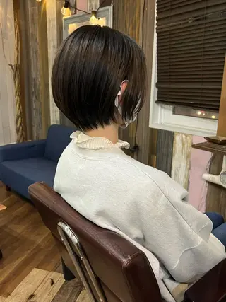 ショート カラー ババ リョウゴのヘアスタイル