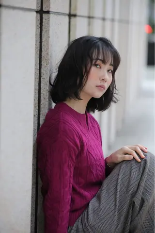 ミディアム Endearing 銀座/レイヤーカットのヘアスタイル