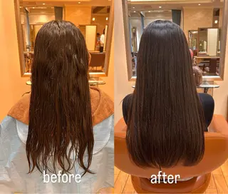 ロング BEAUTRIUM265所属・【ストレート】 平野枝莉のヘアスタイル