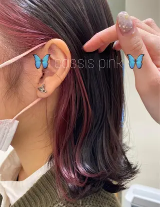 ミディアム カラー 銀座メンズ専門🖤 小島奈々のヘアスタイル