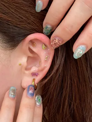 草加ニュアンスネイル 🌚hersのネイルデザイン