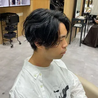 ショート メンズ UNIX所属・村上翼/ハンサム ショート/パーマのヘアスタイル