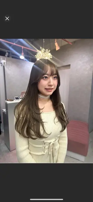 ロング ｊｏｕｅｒｍ所属・透明感/グレージュ /韓国レイヤー🪽のヘアスタイル