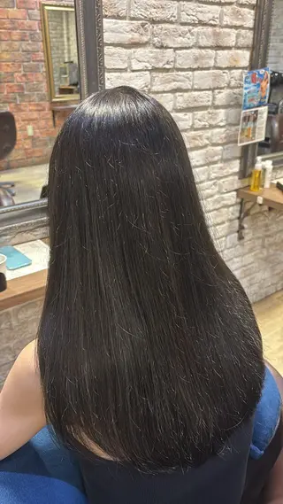 カラー レイヤー✂︎ぷつボブ 艶カラー🤍noaのヘアスタイル