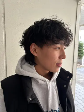 パーマ メンズ 福岡美容室【pia】 タイヘイのヘアスタイル