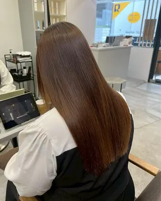 ロング パーマ ハイトーンカラー が絶対可愛い✨泰聖✨のヘアスタイル