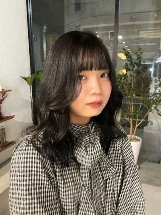 セミロング ユウナ🎀レイヤー/ 暖色カラーのヘアスタイル