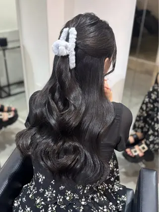 ロング 似合わせカット♡ 韓国レイヤーのヘアスタイル