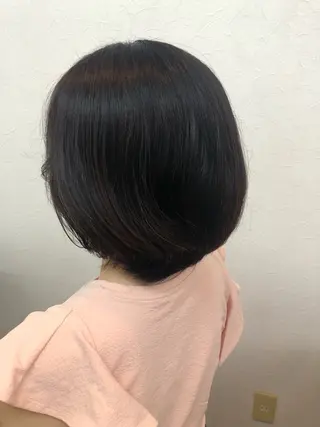 ミディアム カラー IDo21いど美容室 勝井友恵のヘアスタイル