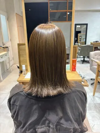 ミディアム 酒井 彩希のヘアスタイル