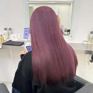 ロング カラー 大人っぽ韓国🤍ブリ ーチ/mitsukiのヘアスタイル