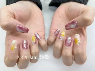 ミディアム nail jaol池袋店所属・ネイルJaol 池袋のネイルデザイン