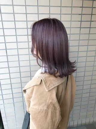 ミディアム キノシタ ナオユキのヘアスタイル