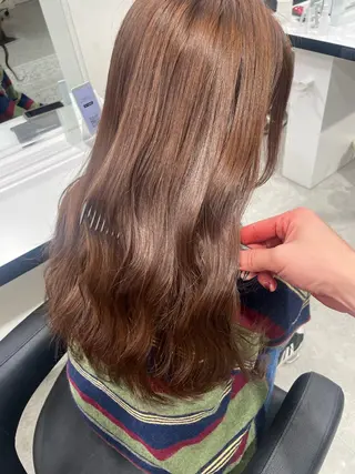 ロング エフェクトブリーチ／ レイヤーカット／翔のヘアスタイル