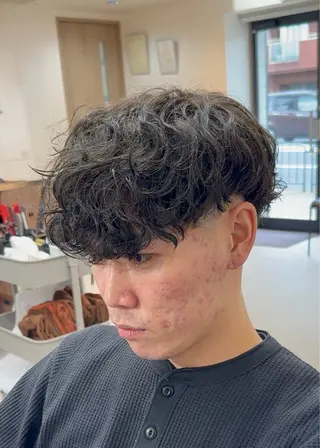 ミディアム HairSalonAMIGO所属・田中 郁人のヘアスタイル