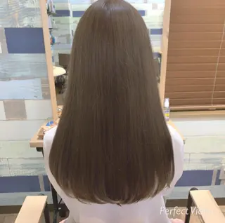 ロング カラー ブリーチなし Wカラー🩷星野翔太のヘアスタイル