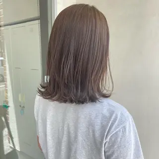 セミロング カラー 髪質改善カラー🌈✨ 加藤 愛のヘアスタイル