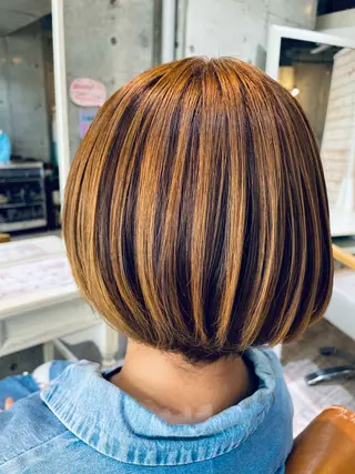 カラー オモルフィ所属・カラーリスト marumoのヘアスタイル