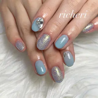 ミディアム ネイル richeri beautyのネイルデザイン