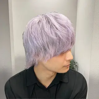 ミディアム カラー ✨ブリーチ支持No1 複雑履歴修正/舘岡のヘアスタイル