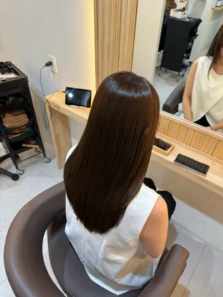ロング attrait南堀江所属・KAISEI髪質改善 /縮毛矯正のヘアスタイル