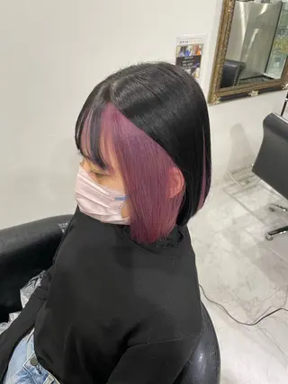 ショート カラー ブリーチカラー 🎀ヒナ/トモカ🎀のヘアスタイル