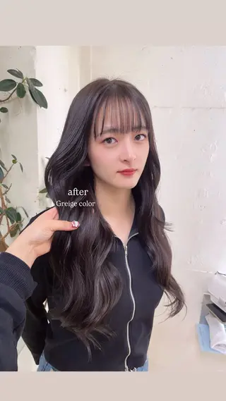 ロング カラー one eighty所属・竹之内 凜華のヘアスタイル