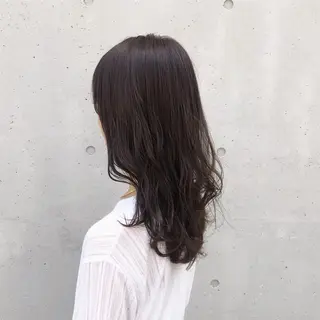 ロング カラー ヘアアレンジ 酸性縮毛矯正🧴韓国 レイヤー/髪質改善のヘアスタイル