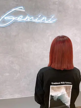 カラー Gemini代表 Maedaのヘアスタイル